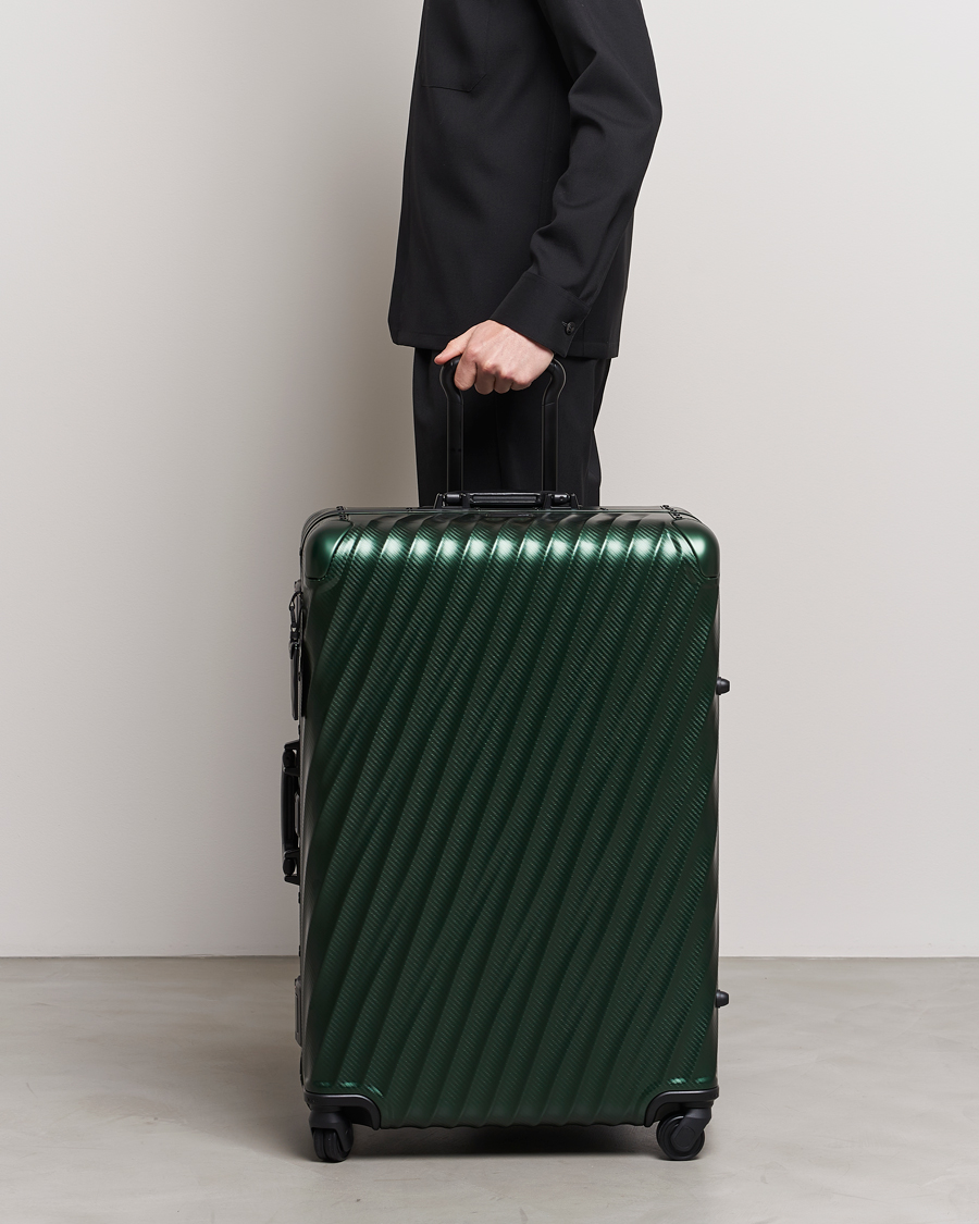 Men | Suitcases | TUMI | Extended Trip Aluminum Packing Case Texture Green