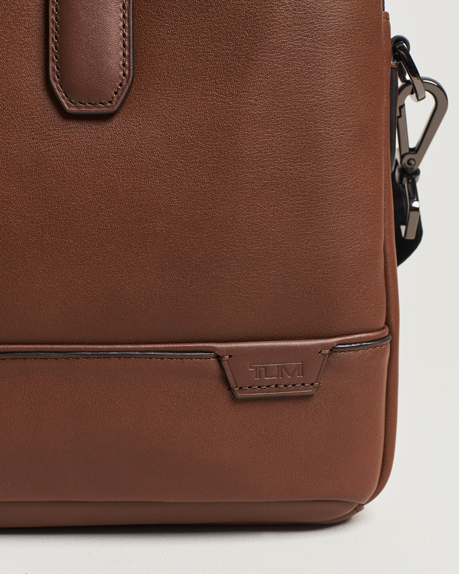 Hombres | Bolsos | TUMI | Harrison Sycamore Slim Leather Brief Cognac