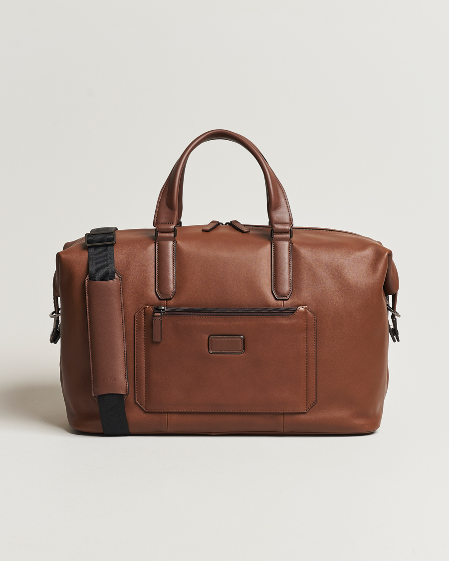 Hombres | Bolsos | TUMI | Harrison Nelson Leather Duffel Cognac