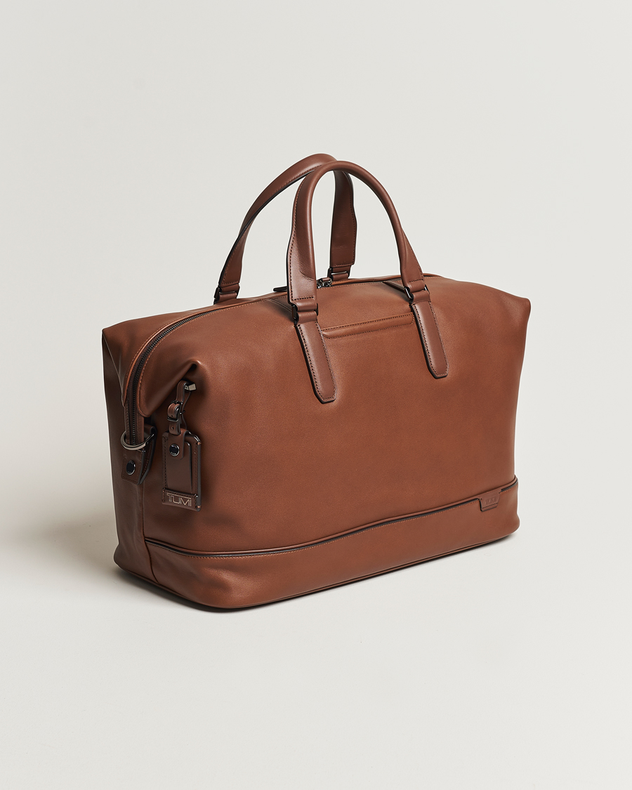 Hombres | Bolsos | TUMI | Harrison Nelson Leather Duffel Cognac