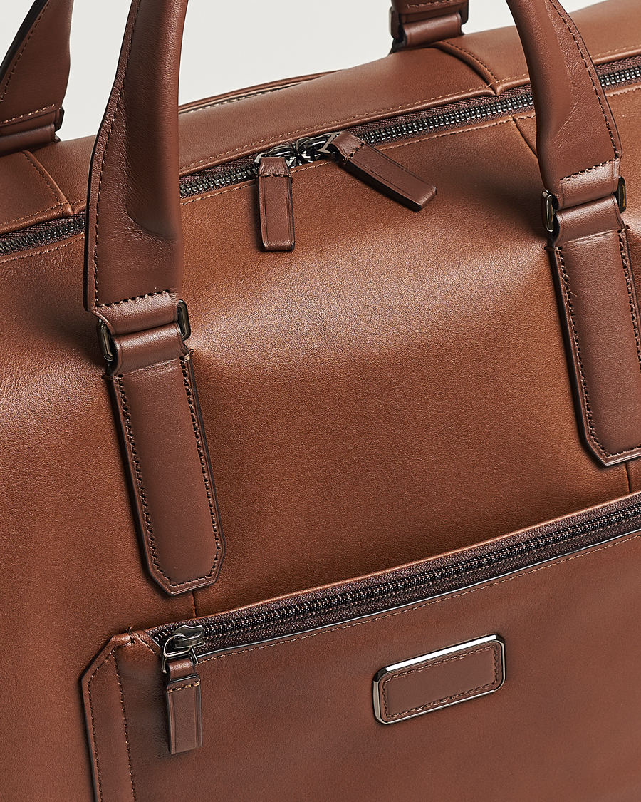 Hombres | Bolsos | TUMI | Harrison Nelson Leather Duffel Cognac