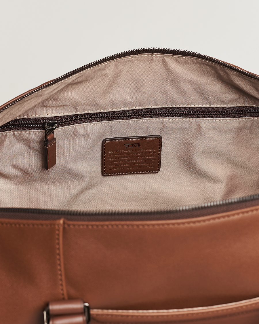Hombres | Bolsos | TUMI | Harrison Nelson Leather Duffel Cognac