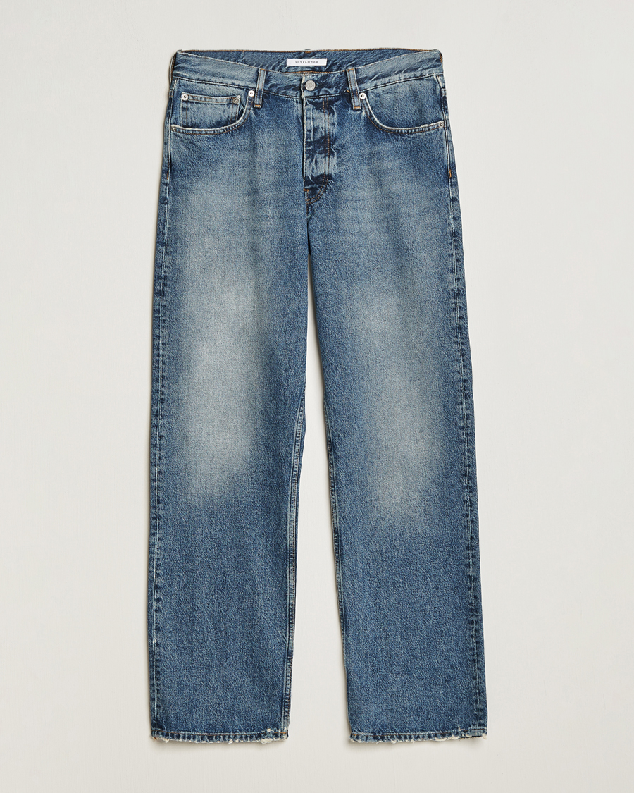 Hombres | Vaqueros | Sunflower | Loose Jeans Mid Blue