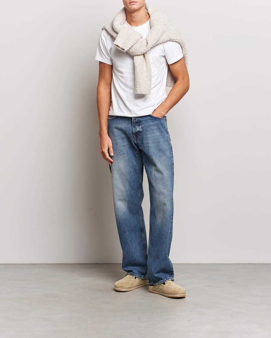 Hombres | Vaqueros | Sunflower | Loose Jeans Mid Blue