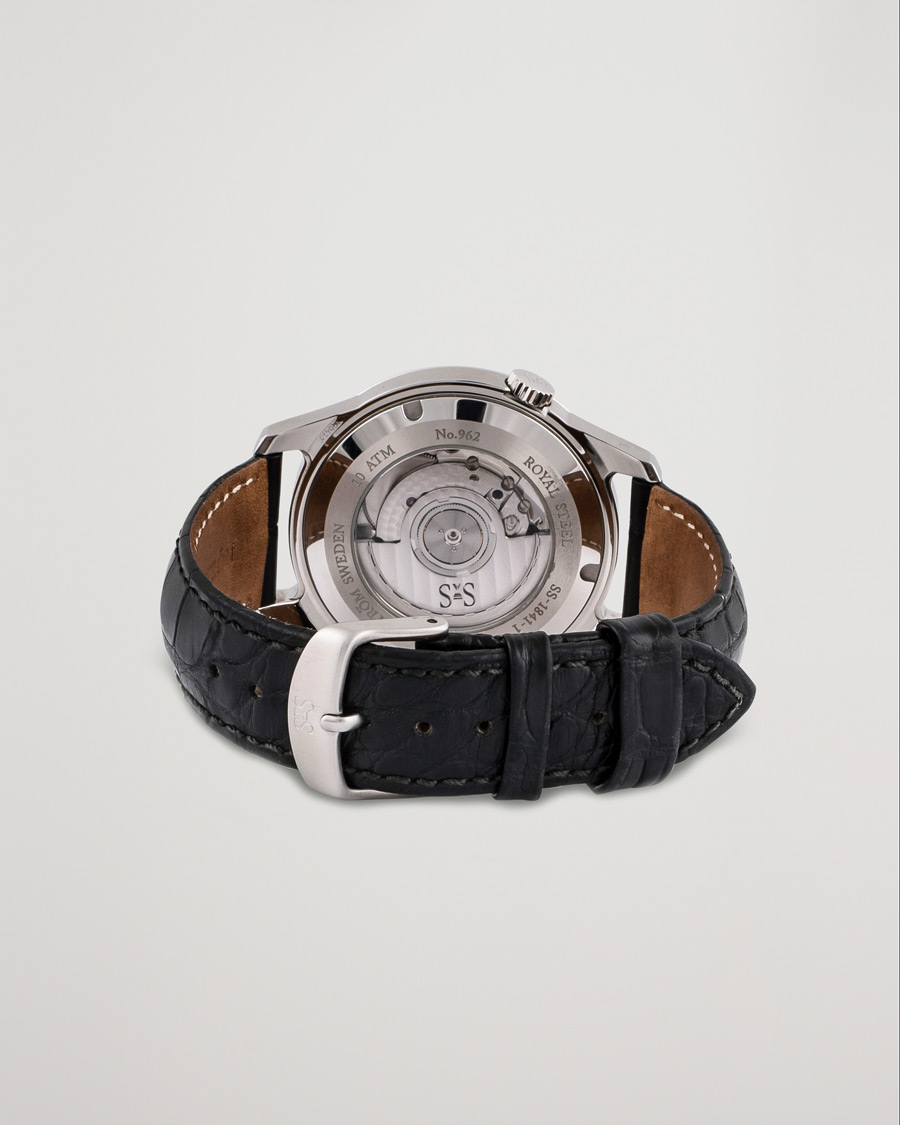 Hombres | Sjöö Sandström Pre-Owned Royal Steel Classic 41mm SS-1841-1 Steel White | Sjöö Sandström Pre-Owned | Royal Steel Classic 41mm SS-1841-1 Steel White