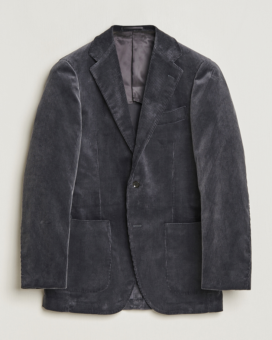 Hombres | Blazers | Beams F | Corduroy Blazer Charcoal