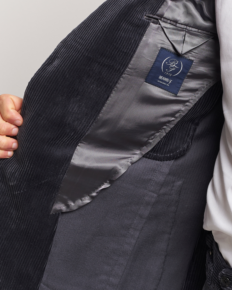 Hombres | Blazers | Beams F | Corduroy Blazer Charcoal