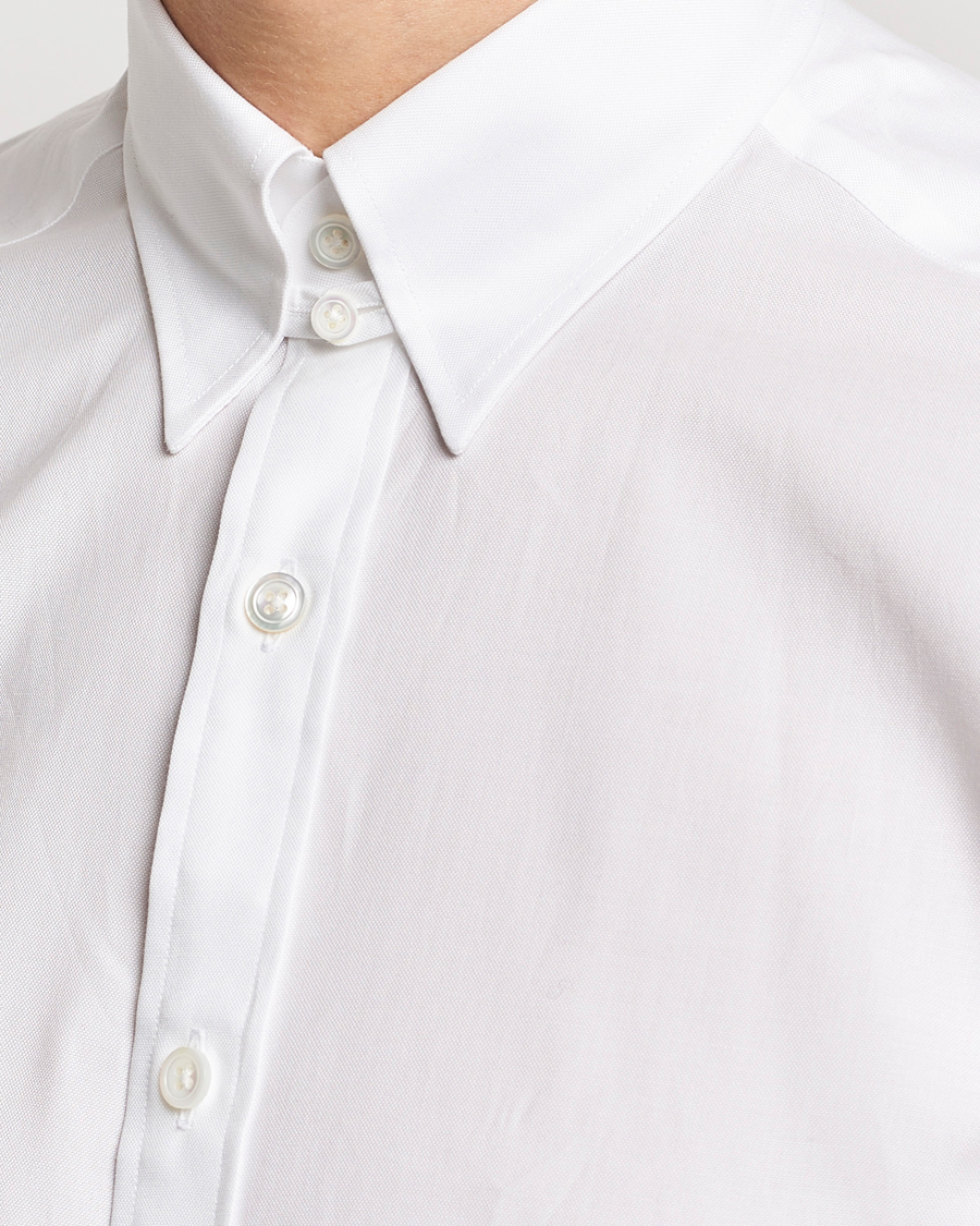 Hombres | Camisas | Beams F | Oxford Tab Collar Shirt White