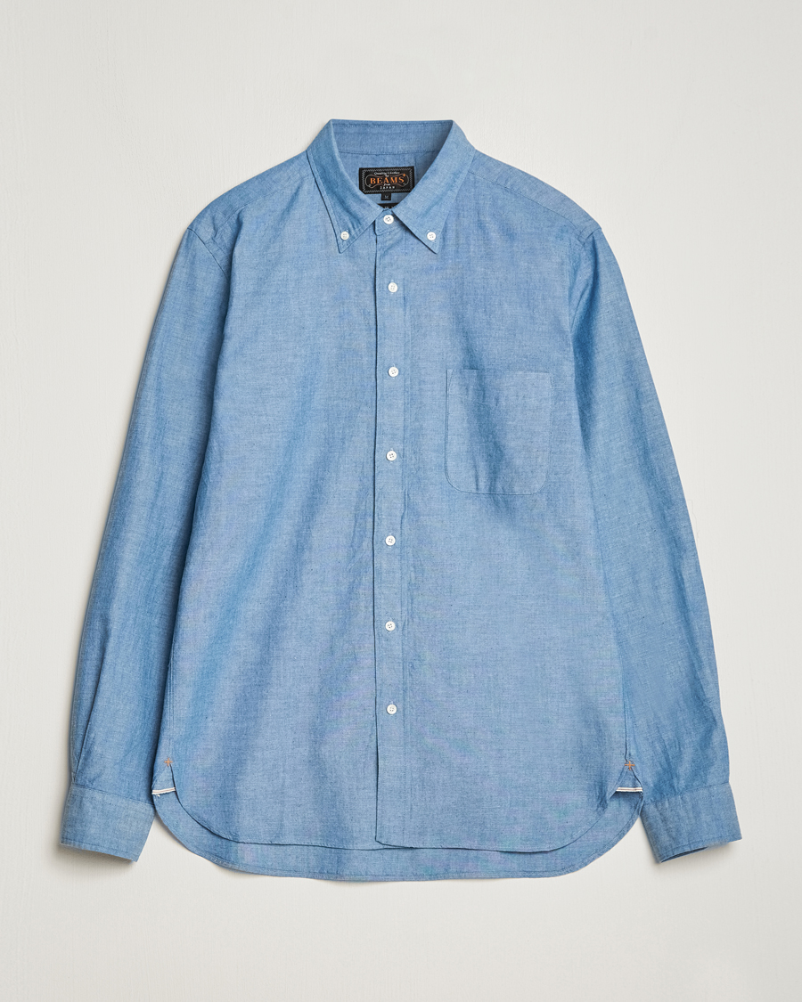 Hombres | Camisas | BEAMS PLUS | Chambray Button Down Shirt Blue