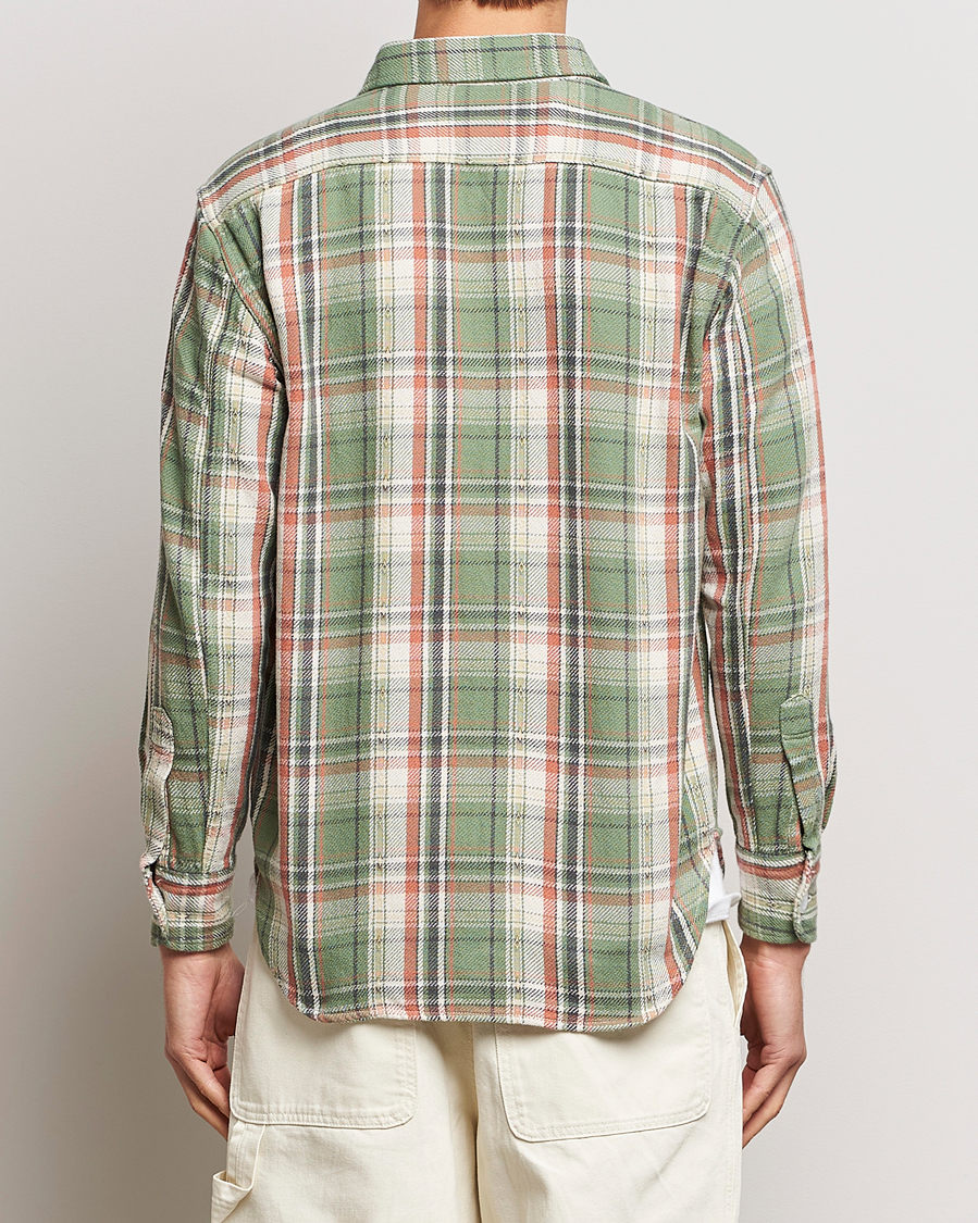 Hombres | Camisas | BEAMS PLUS | Dobby Guide Overshirt Pale Green
