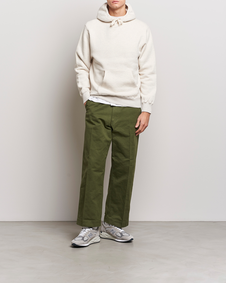 Hombres | Jerséis y prendas de punto | BEAMS PLUS | Japanese Pullover Hoodie Off White