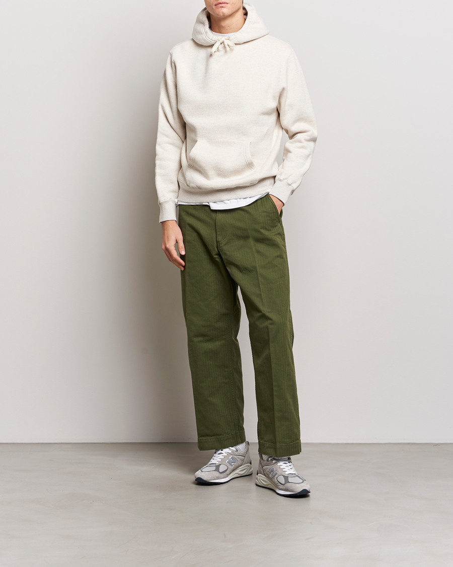 Hombres | Pantalones | BEAMS PLUS | MIL Herringbone Trousers Olive