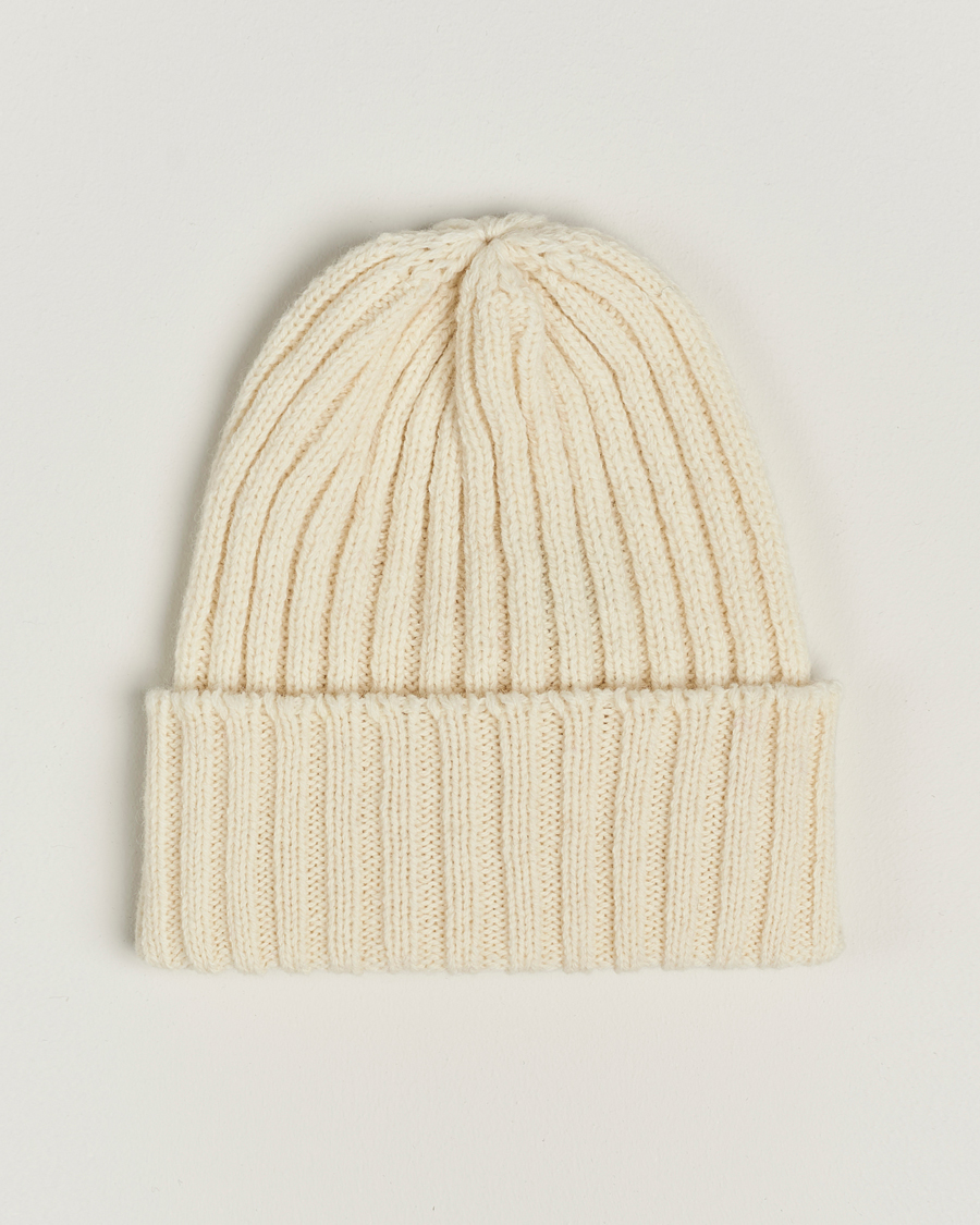 Hombres | BEAMS PLUS Wool Watch Hat Natural | BEAMS PLUS | Wool Watch Hat Natural