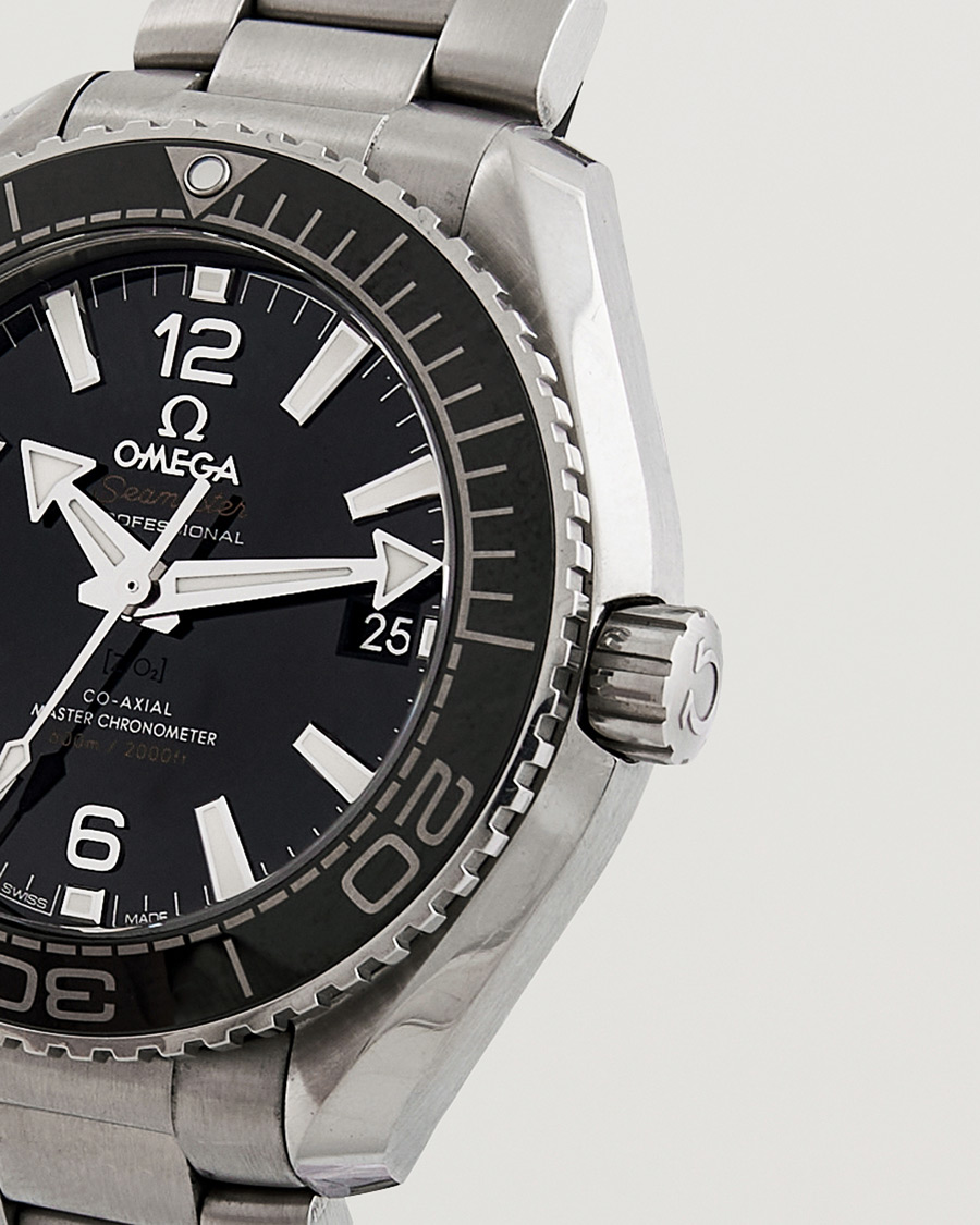 Hombres | Omega Pre-Owned Seamaster Planet Ocean 21530402001001 Steel Black | Omega Pre-Owned | Seamaster Planet Ocean 21530402001001 Steel Black