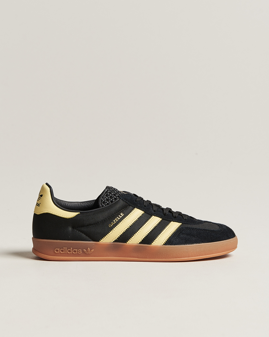 Hombres | adidas Originals Gazelle Sneaker Black/Yellow | adidas Originals | Gazelle Sneaker Black/Yellow