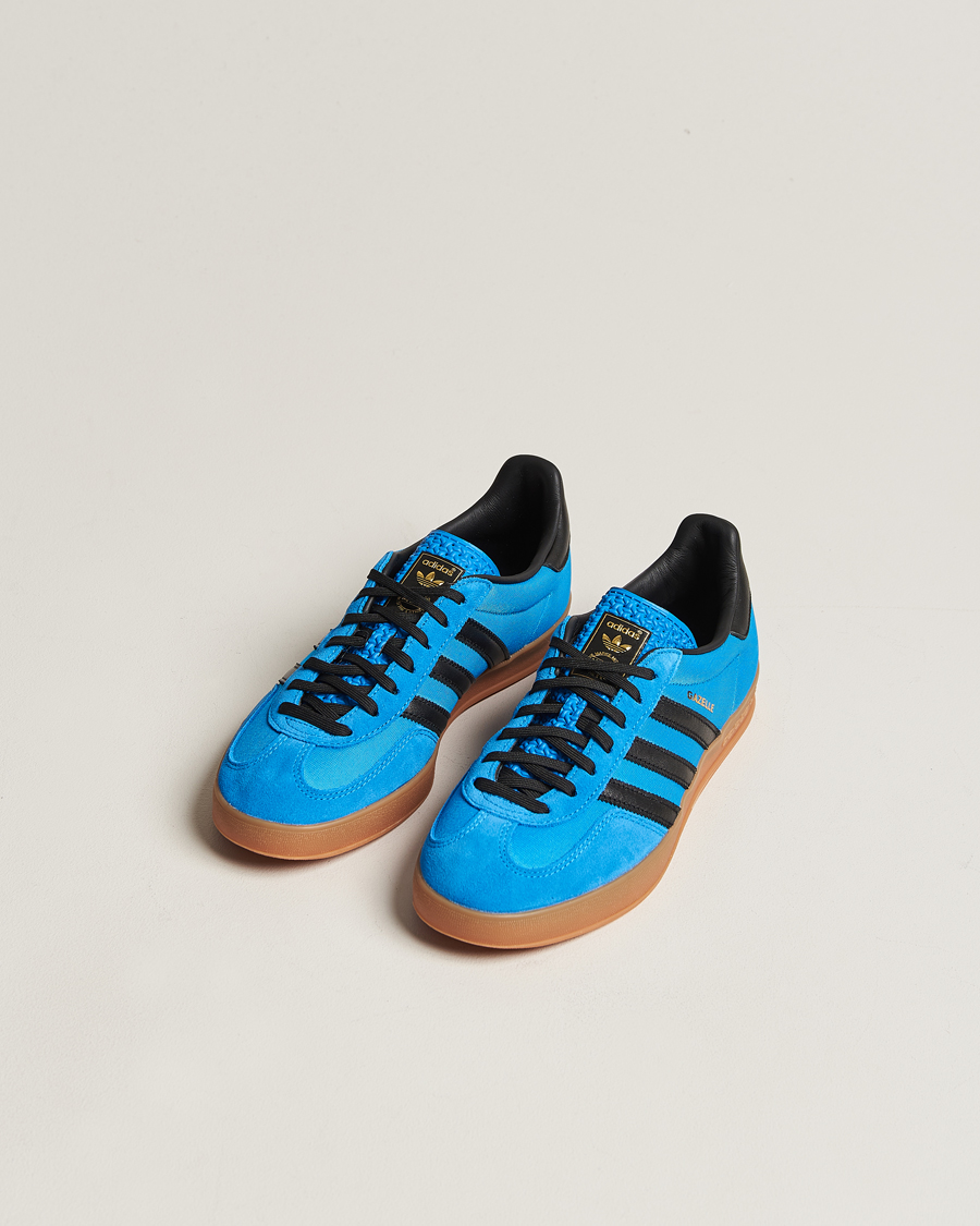 Hombres | adidas Originals Gazelle Sneaker Blue/Black | adidas Originals | Gazelle Sneaker Blue/Black