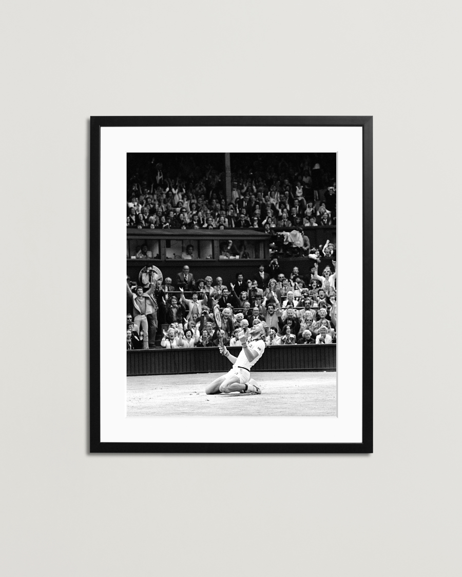 Hombres | Pósteres | Sonic Editions | Framed Borg's 5th Wimbledon Title, 1980