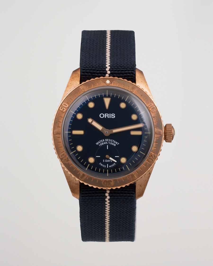 Hombres | Oris Pre-Owned Carl Brashear Calibre 401 Limited Edition Steel Blue | Oris Pre-Owned | Carl Brashear Calibre 401 Limited Edition Steel Blue