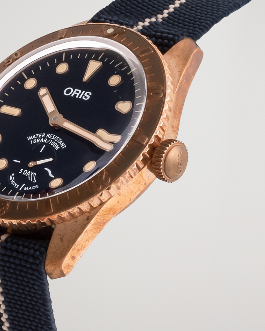 Hombres | Oris Pre-Owned Carl Brashear Calibre 401 Limited Edition Steel Blue | Oris Pre-Owned | Carl Brashear Calibre 401 Limited Edition Steel Blue