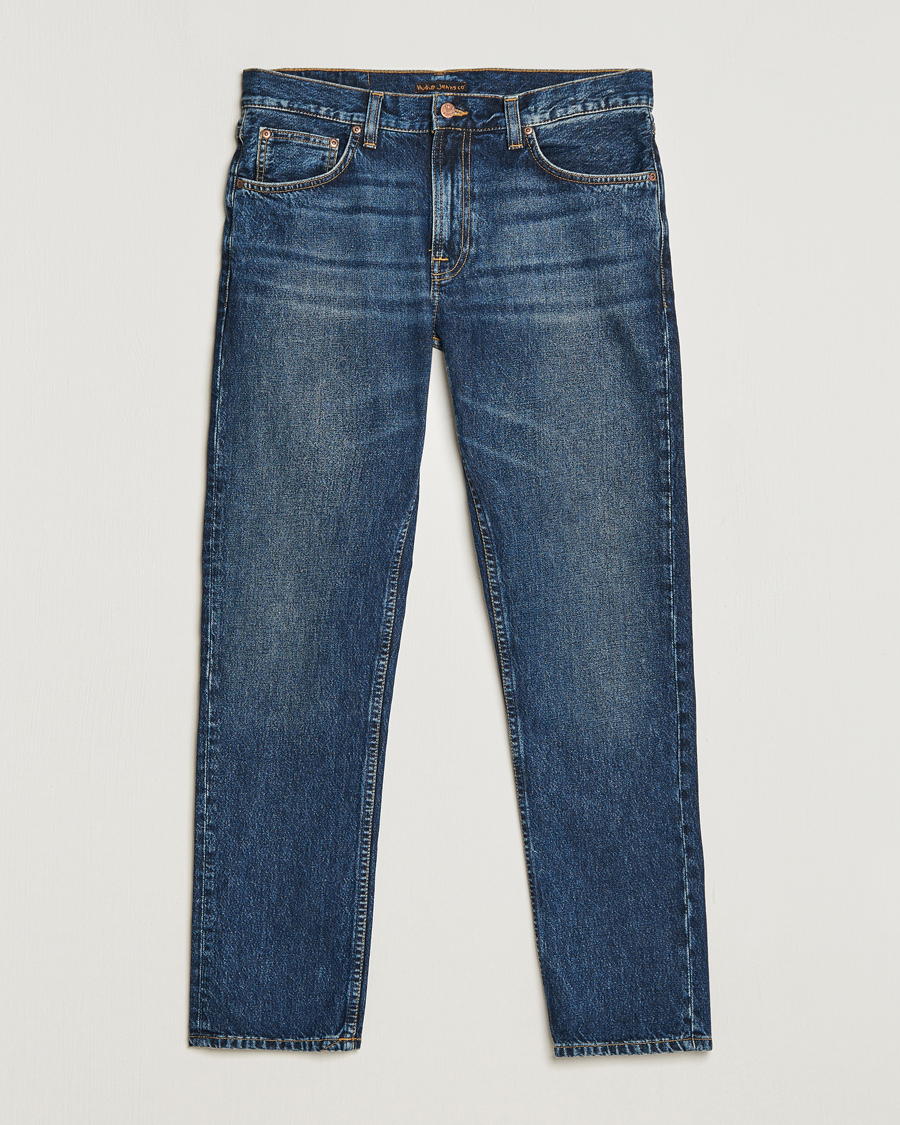 Hombres | Pantalones | Nudie Jeans | Gritty Jackson Jeans Blue Soil