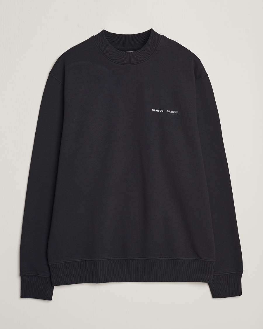 Hombres | Jerséis y prendas de punto | Samsøe Samsøe | Norsbro Crew Neck Sweatshirt Black