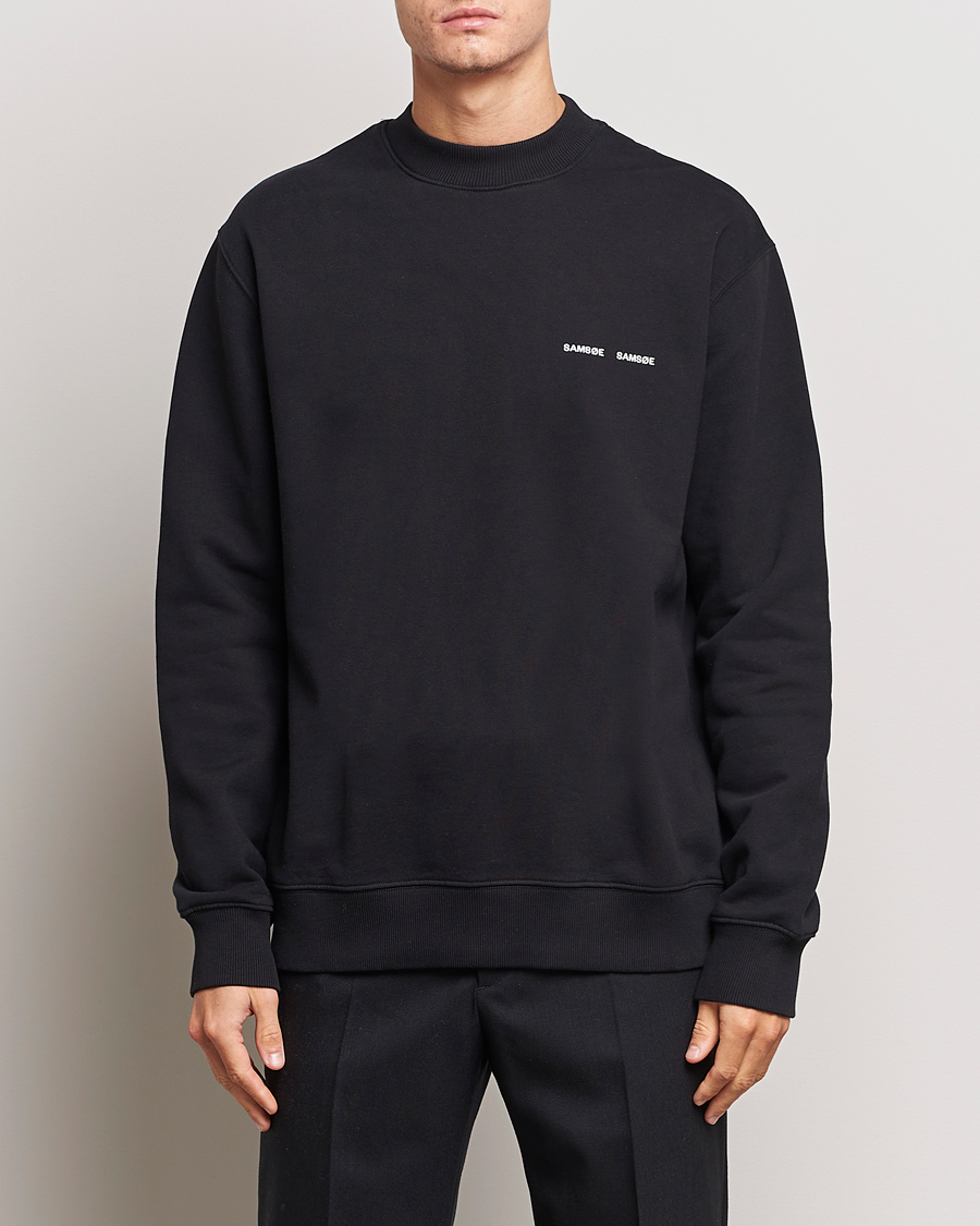 Hombres | Jerséis y prendas de punto | Samsøe Samsøe | Norsbro Crew Neck Sweatshirt Black