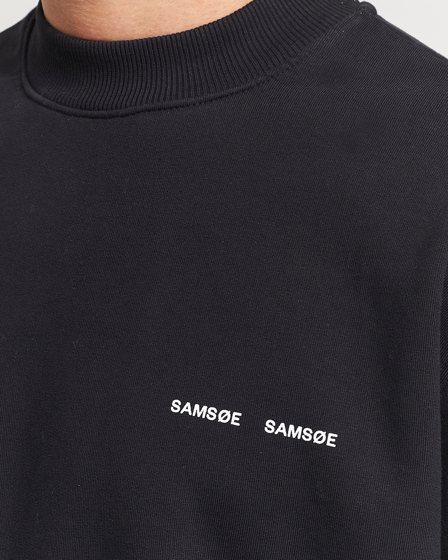 Hombres | Jerséis y prendas de punto | Samsøe Samsøe | Norsbro Crew Neck Sweatshirt Black