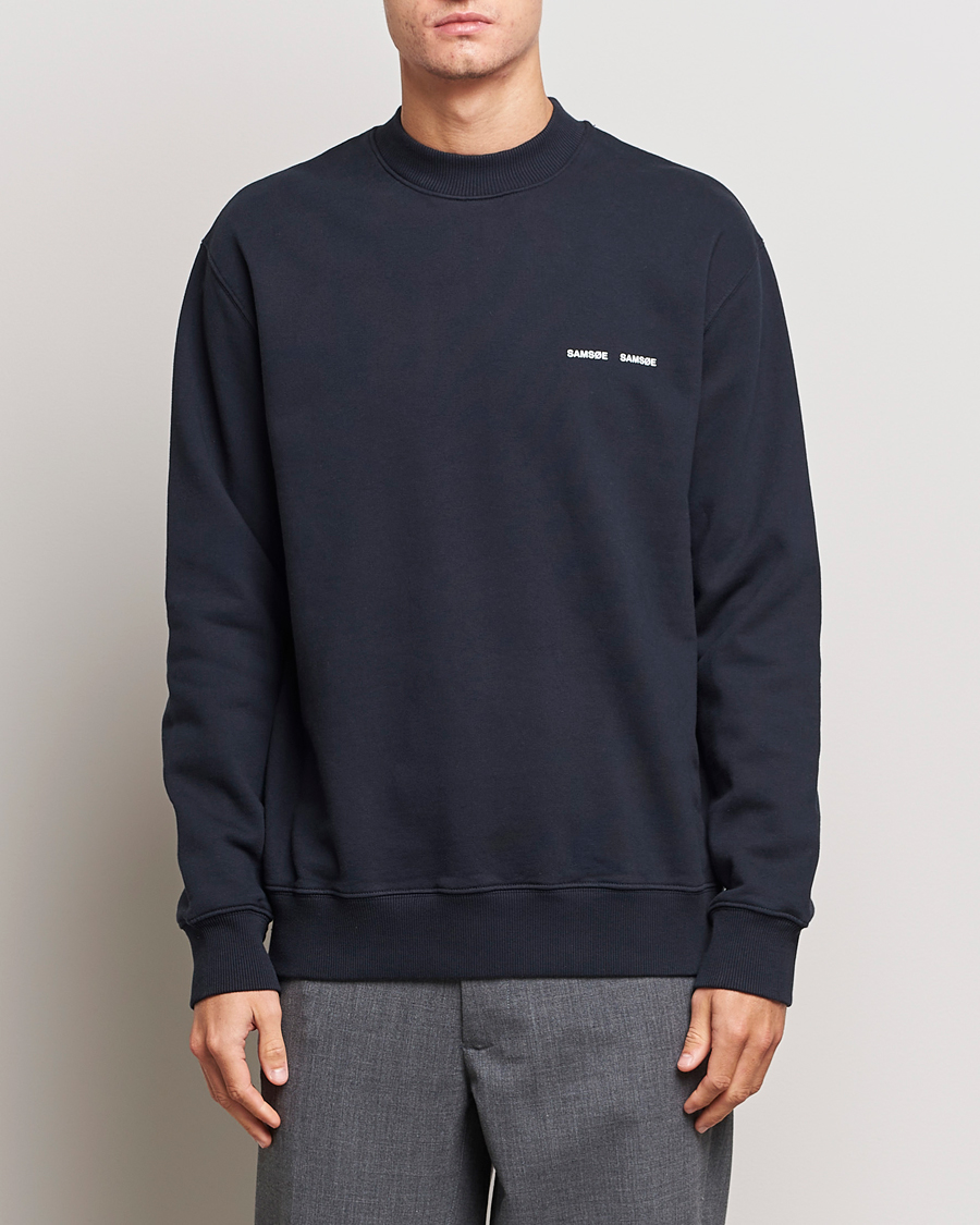 Hombres | Jerséis y prendas de punto | Samsøe Samsøe | Norsbro Crew Neck Sweatshirt Sky Captian