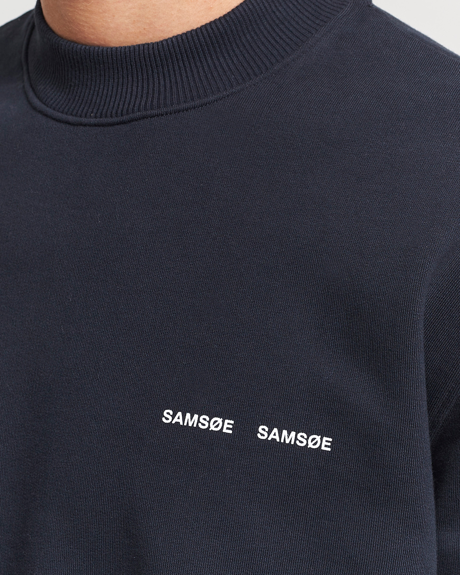 Hombres | Jerséis y prendas de punto | Samsøe Samsøe | Norsbro Crew Neck Sweatshirt Sky Captian