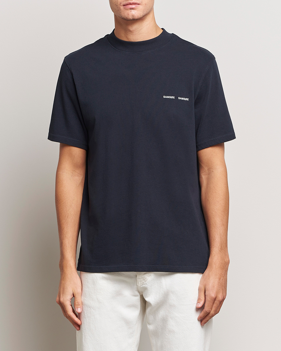 Hombres | Camisetas de manga corta | Samsøe Samsøe | Norsbro Organic Cotton T-shirt Sky Captian