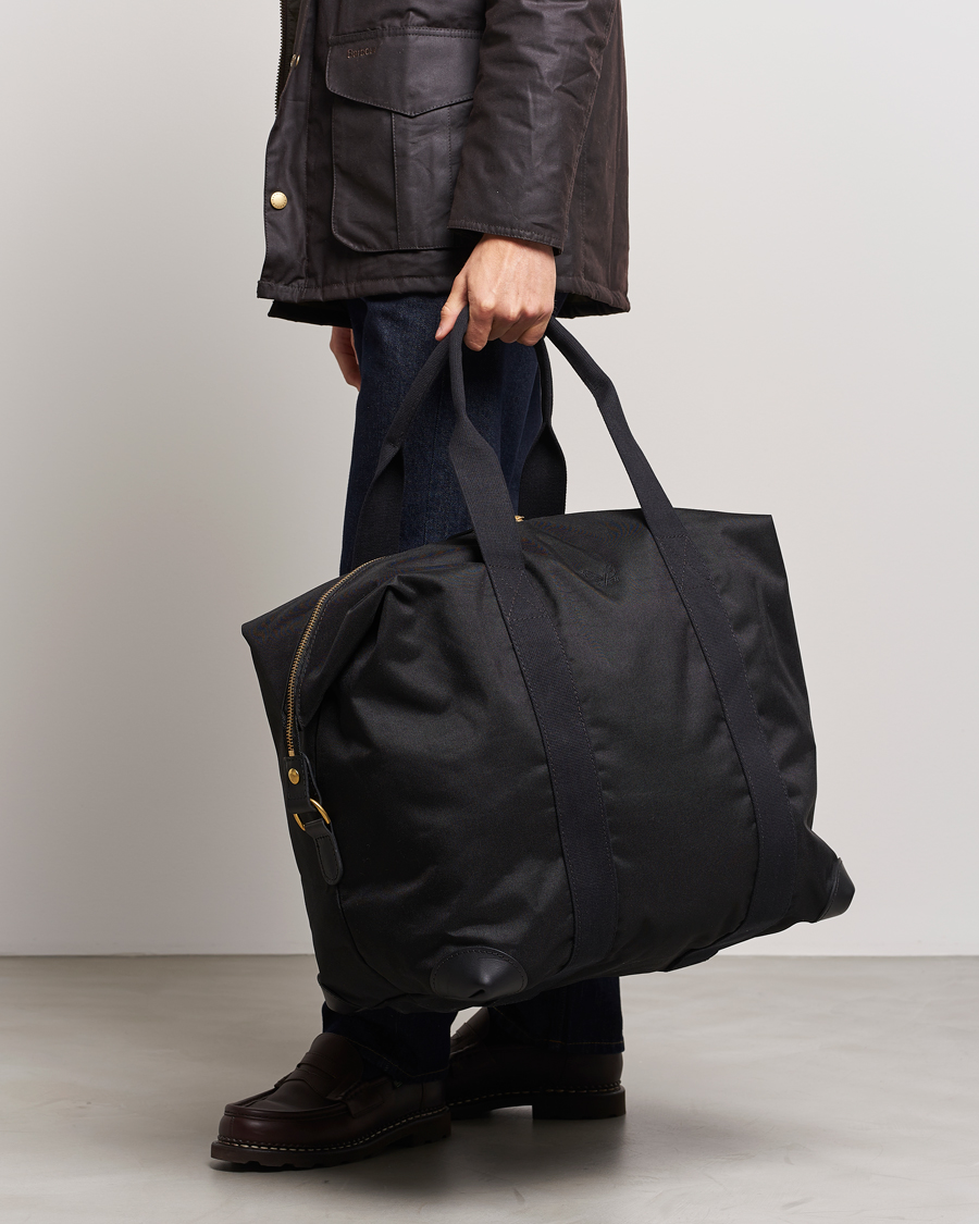 Men | Weekend Bags | Bennett Winch | Medim Nylon Cargo Bag Black