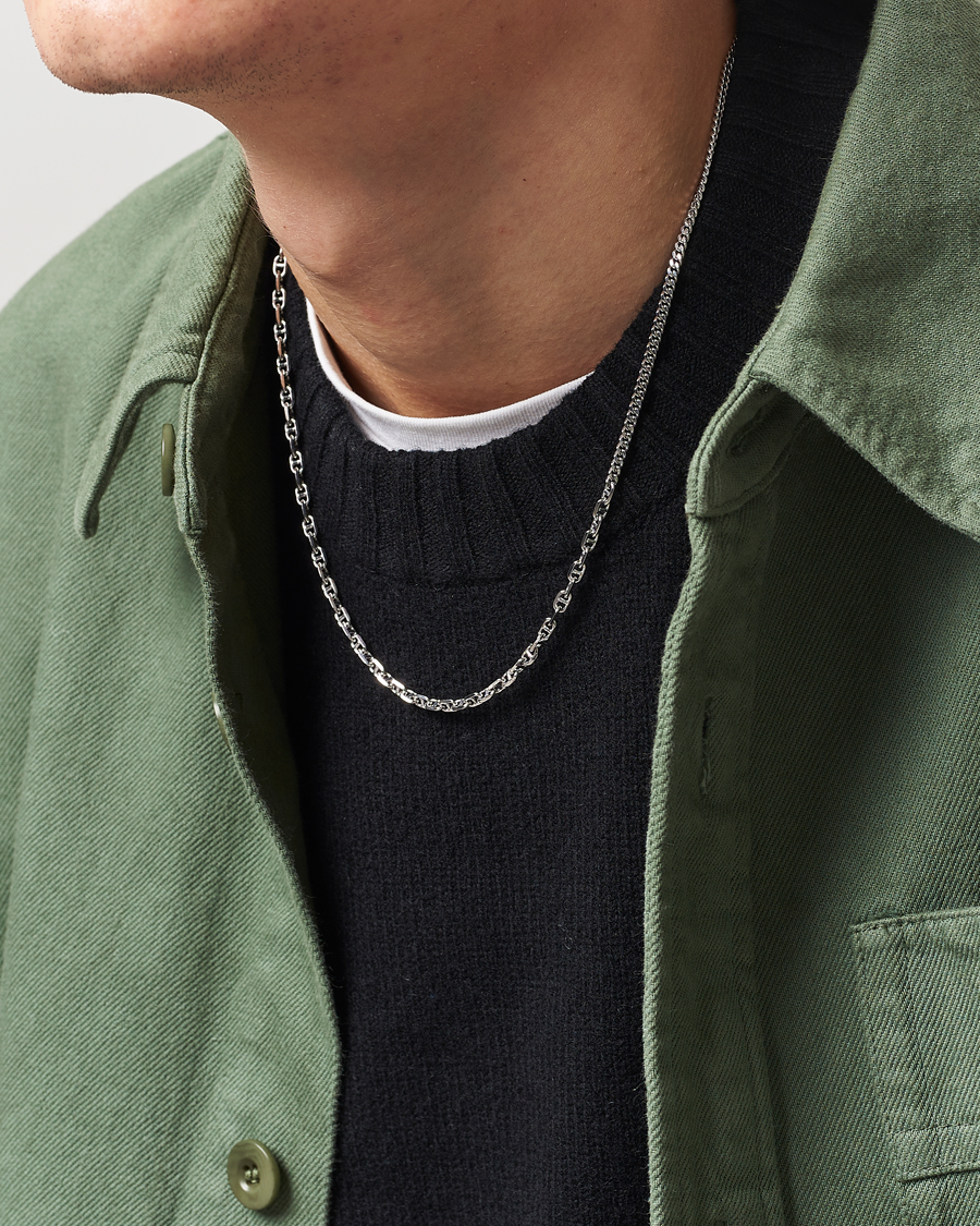 Hombres | Joyas | Tom Wood | Rue Chain Necklace Silver