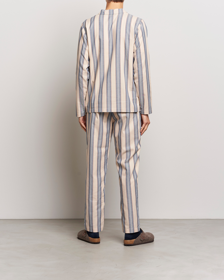 Hombres | Pijamas y batas | Nufferton | Uno Old School Pyjama Set Beige/Blue