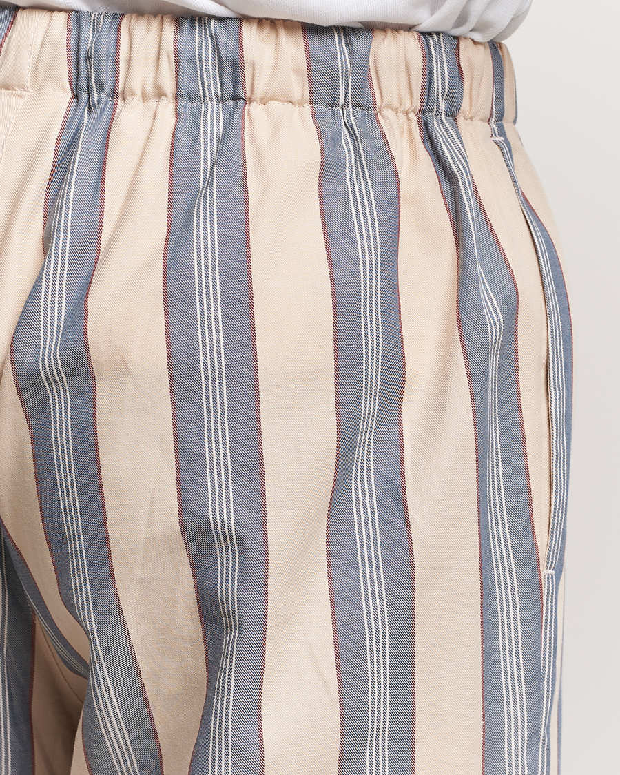 Hombres | Pijamas y batas | Nufferton | Uno Old School Pyjama Set Beige/Blue