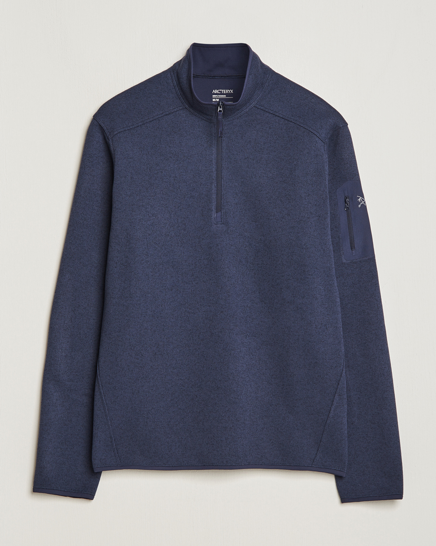 Hombres | Jerséis y prendas de punto | Arc'teryx | Covert Half-Zip Black Sapphire Heather