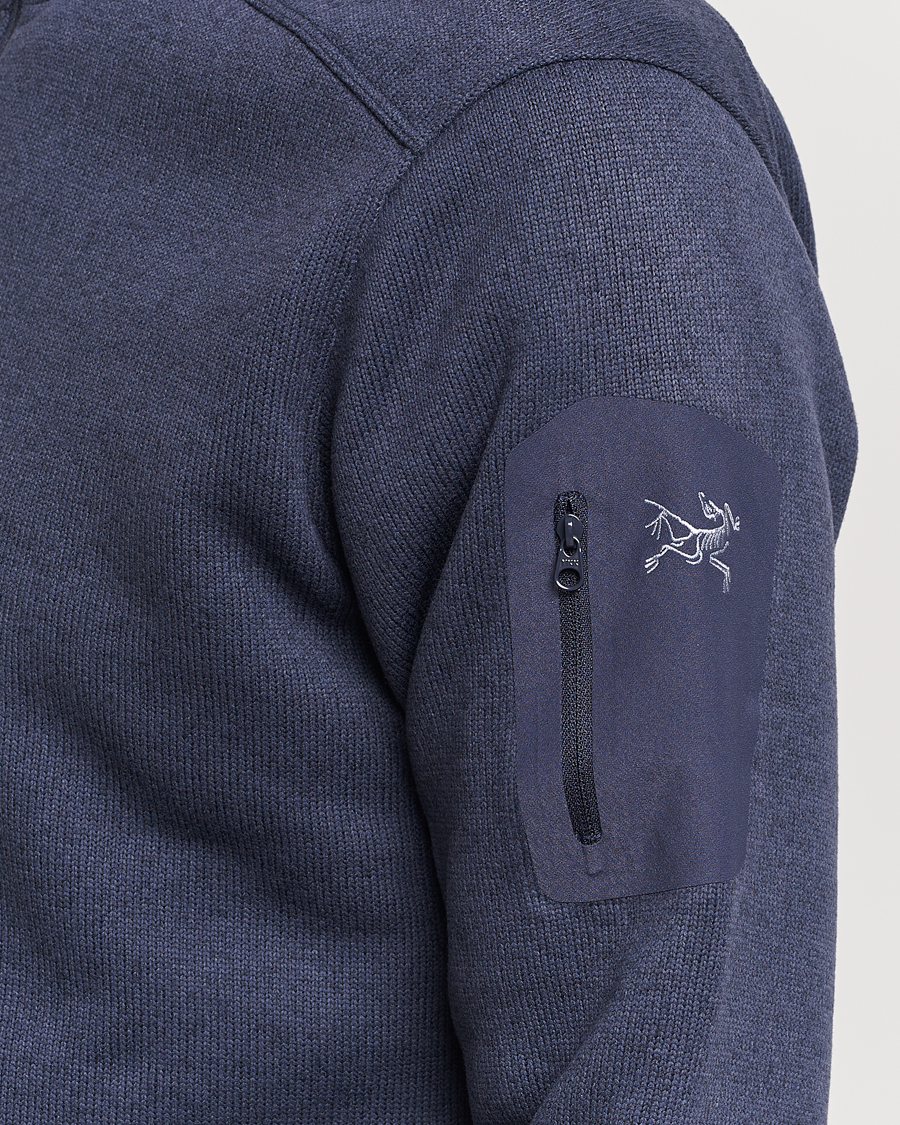 Hombres | Jerséis y prendas de punto | Arc'teryx | Covert Half-Zip Black Sapphire Heather