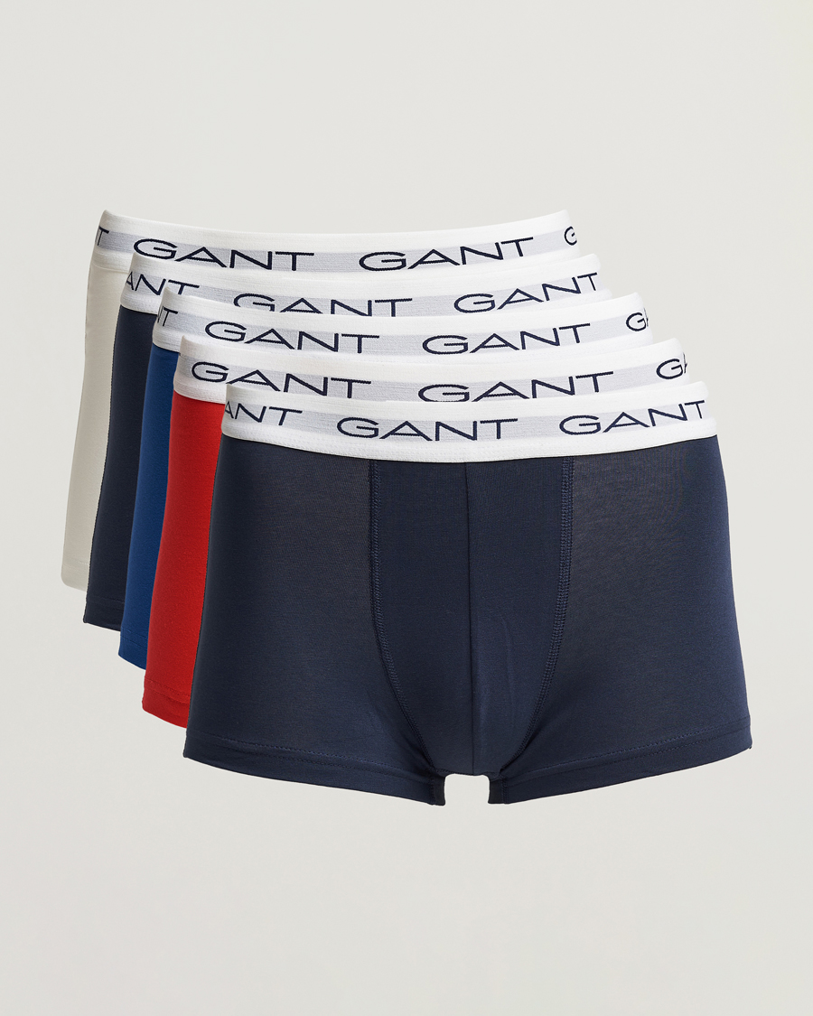 Hombres | Ropa interior y calcetines | GANT | 5-Pack Trunks Multi