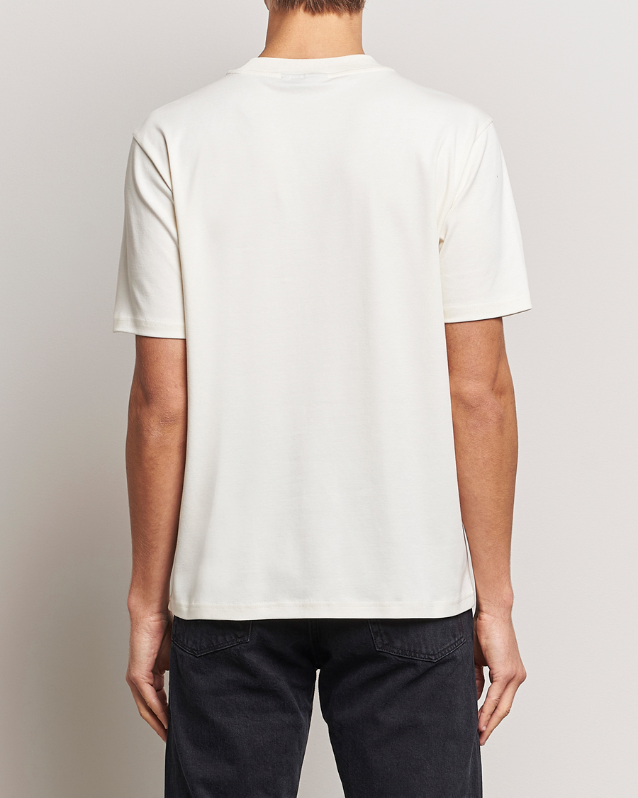 Hombres | Camisetas | J.Lindeberg | Adnan Logo Mock Neck T-Shirt Cloud White