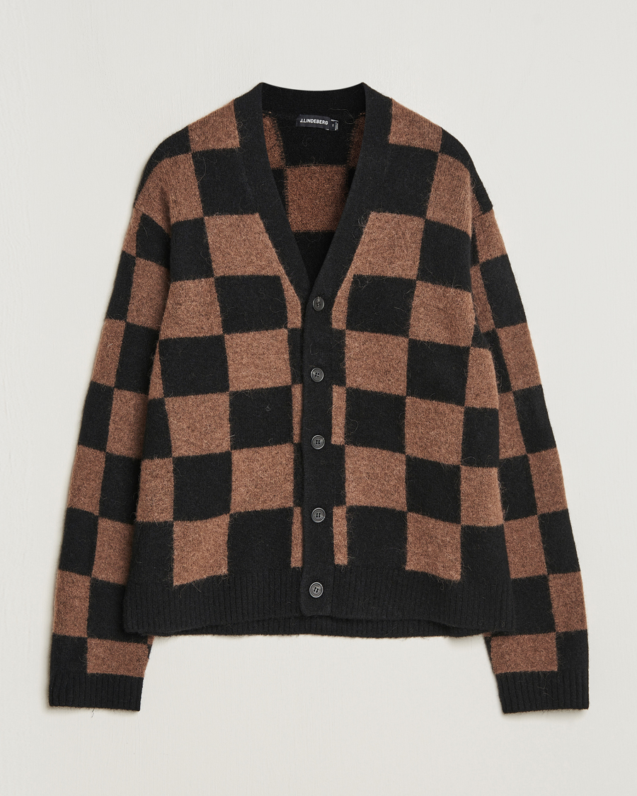 Hombres | Jerséis y prendas de punto | J.Lindeberg | Sammy Knitted Cardigan Black