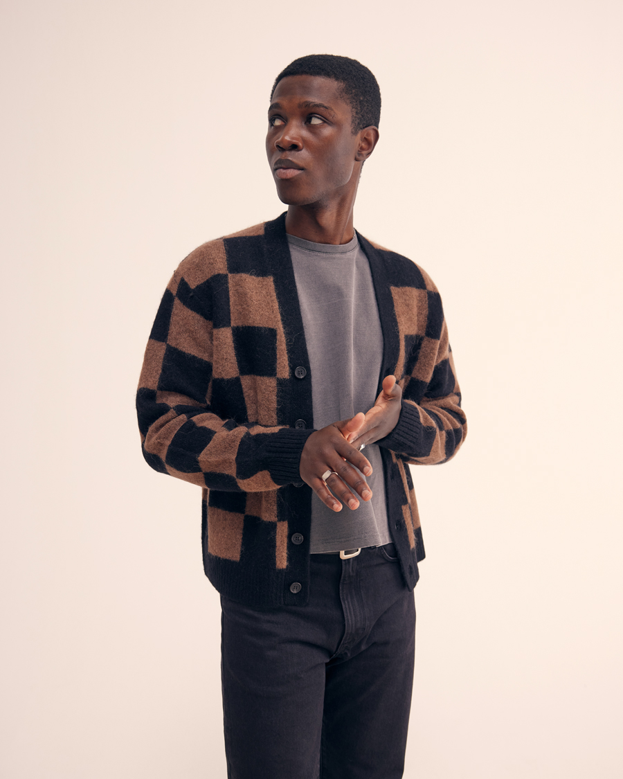 Hombres | Jerséis y prendas de punto | J.Lindeberg | Sammy Knitted Cardigan Black