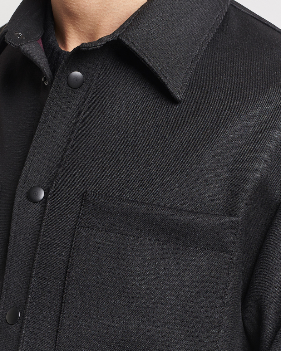 Hombres | Abrigos y chaquetas | J.Lindeberg | Coen Double Face Overshirt Black