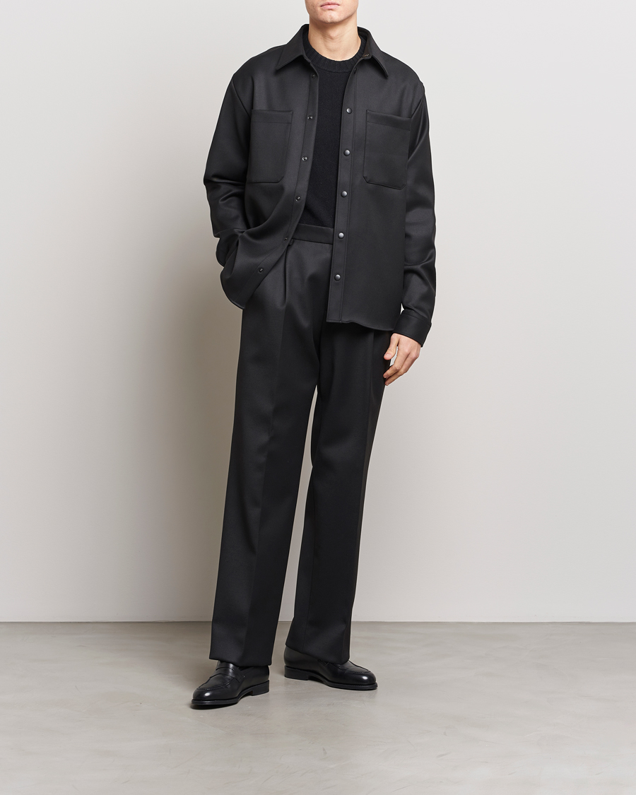 Hombres | Pantalones | J.Lindeberg | Haij Double Pleat Pants Black