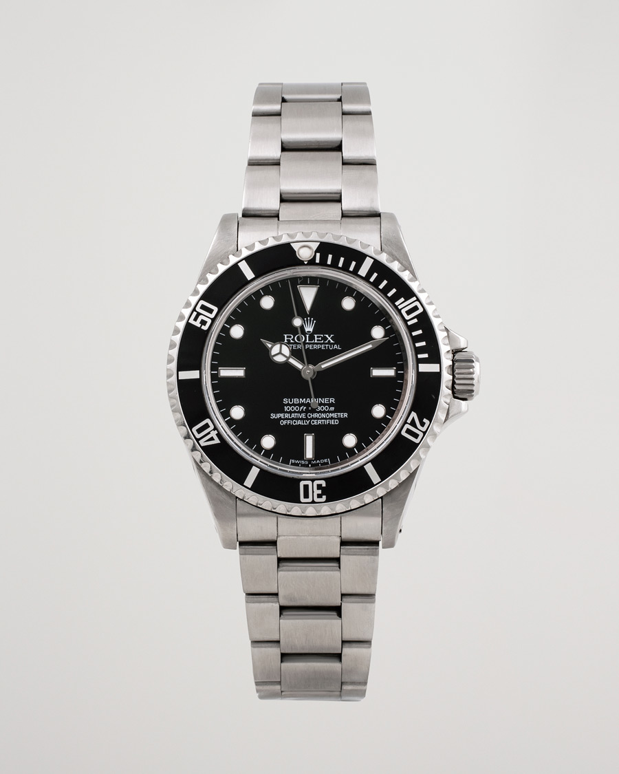 Hombres | Rolex Pre-Owned Submariner 14060M Oyster Perpetual Steel Black | Rolex Pre-Owned | Submariner 14060M Oyster Perpetual Steel Black