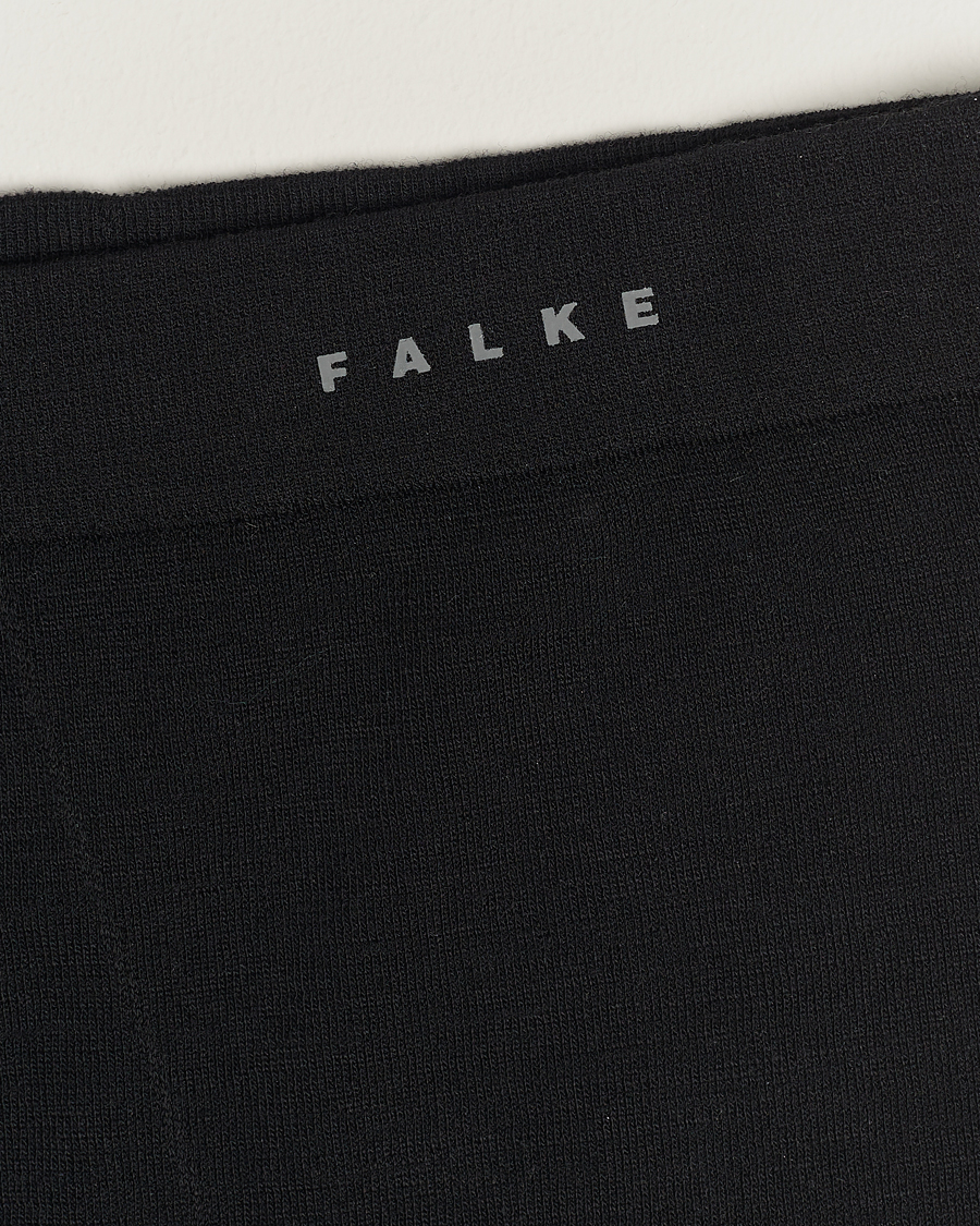 Hombres | Pantalones | Falke | Sport 3/4 Tights Wool Tech Light Black