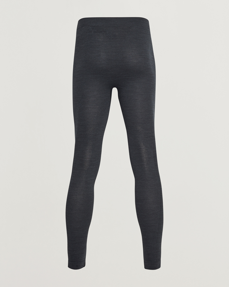 Hombres | Pantalones largos térmicos | Falke Sport | Falke Wool Tech Tights Black