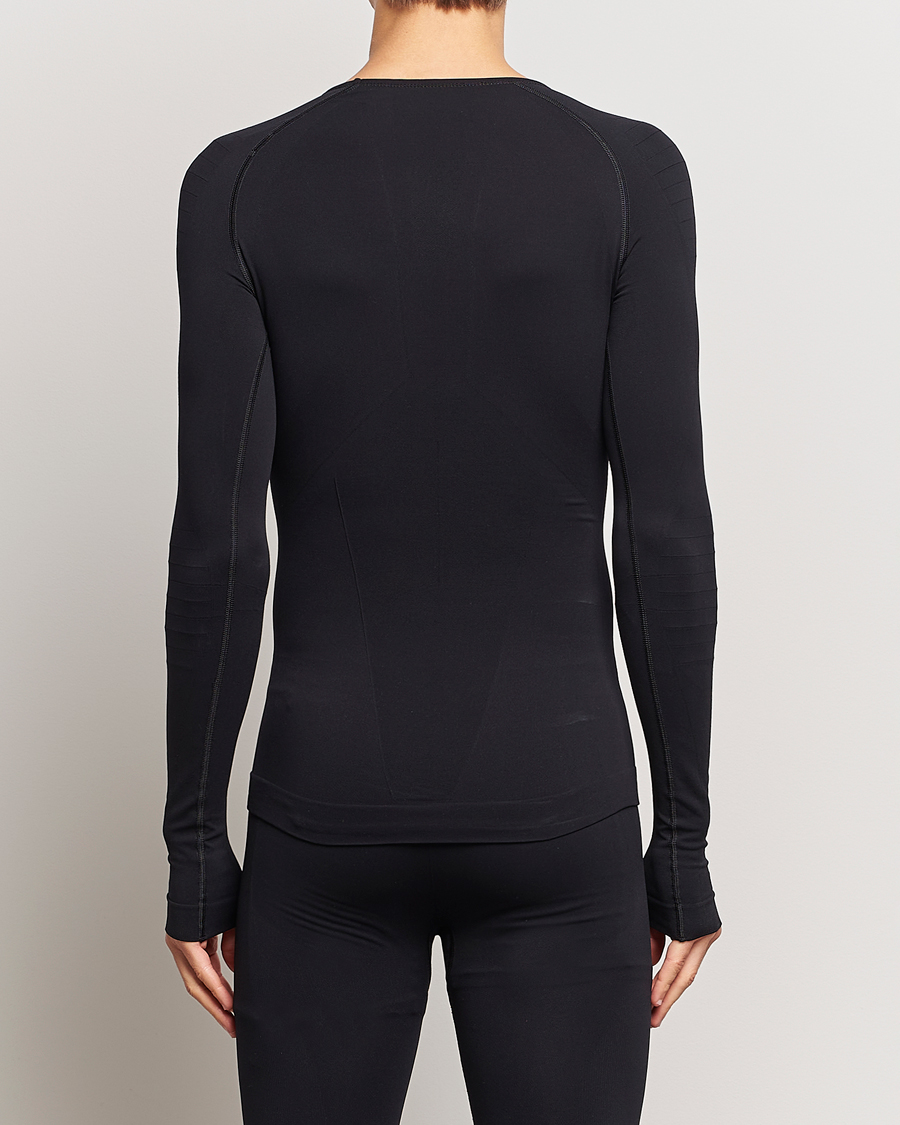 Hombres | Camisetas | Falke | Long Sleeve Warm Shirt Black