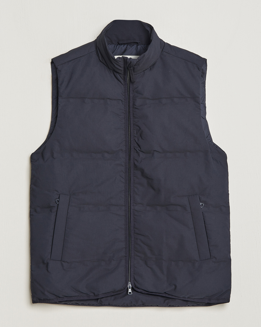 Hombres | Abrigos y chaquetas | A Day's March | Alford Puffer Vest Navy