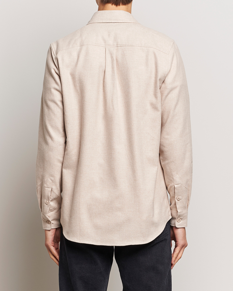 Hombres | Camisas | A Day's March | Redhill Heavy Flanell Shirt Sand