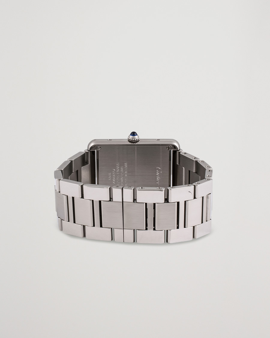 Hombres | Cartier Pre-Owned Tank Solo Large W5200014 Steel White | Cartier Pre-Owned | Tank Solo Large W5200014 Steel White