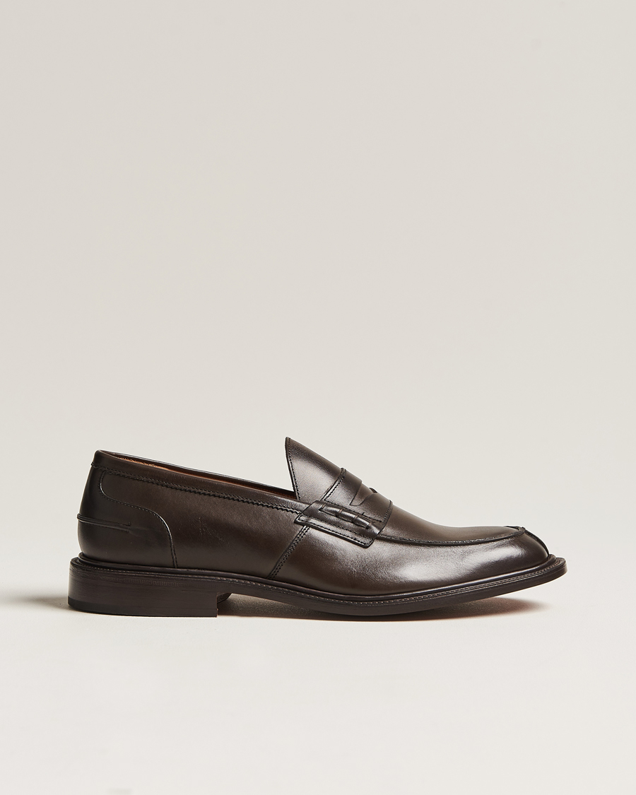 Hombres | Tricker's James Penny Loafers Espresso Calf | Tricker's | James Penny Loafers Espresso Calf